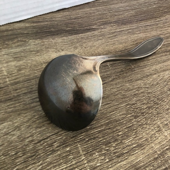 Vtg Wm Rogers Silver Gravy Ladle - Picture 5 of 9